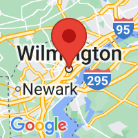 Map of Wilmington, DE US